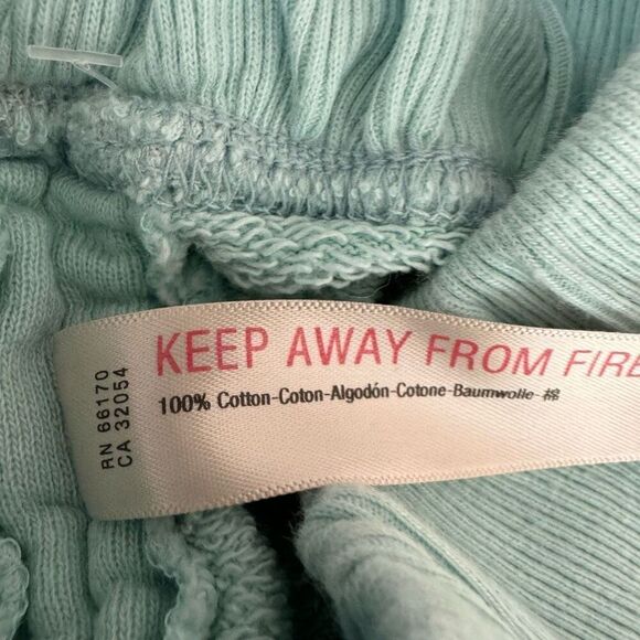 Free People FP Movement 100% cotton cinched shorts in blue clear skies Sz M NWT - Picture 7 of 9